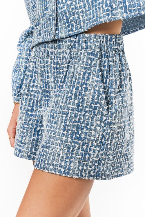 Blue denim look shorts | My Jewellery