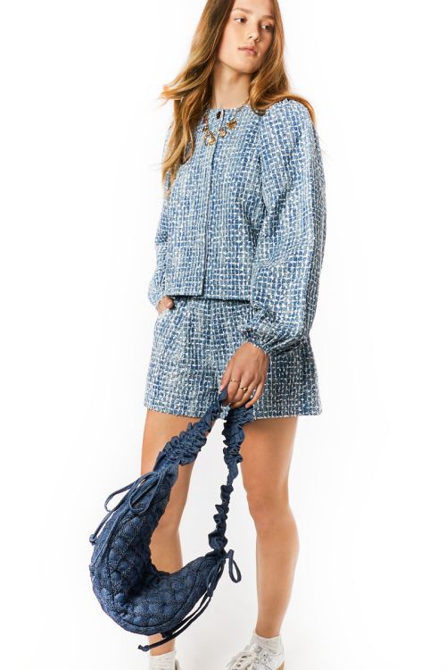 Blue denim look top | My Jewellery