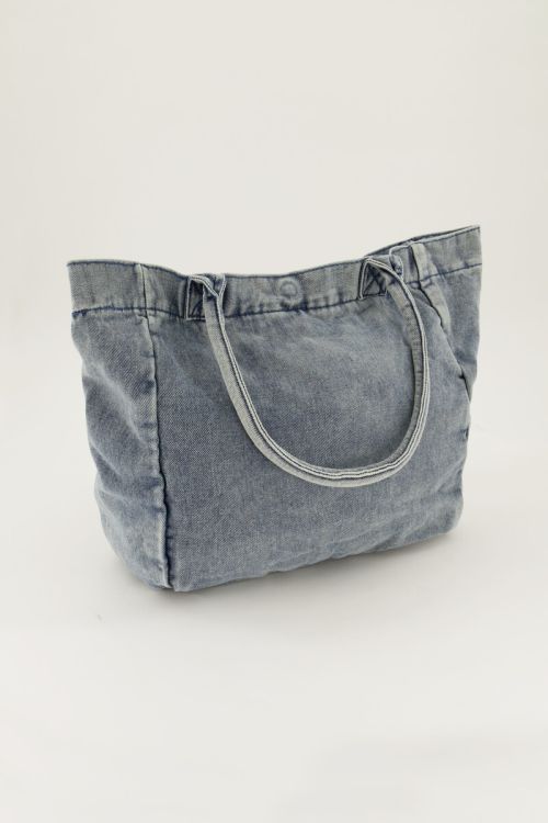 Blue denim mini tote bag | My Jewellery