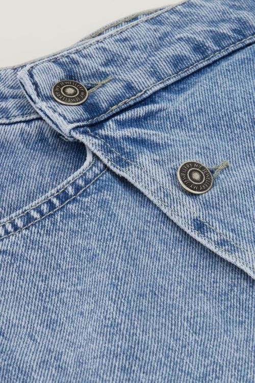 Blue denim wrap skort | My Jewellery