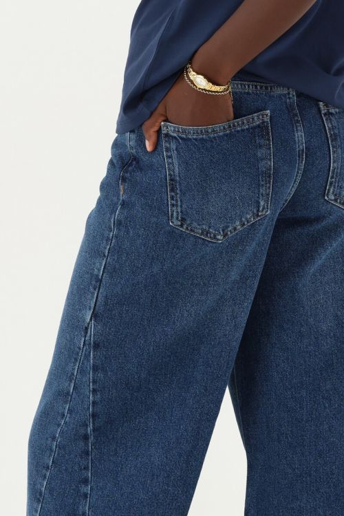 Blauwe flared jeans