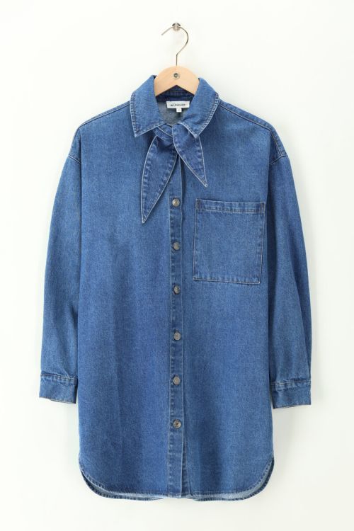 Blue oversized denim dress | My Jewellery