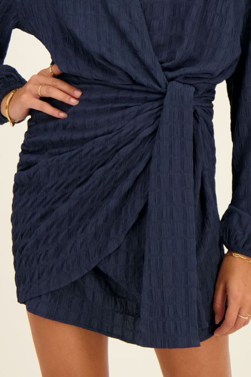 Donkerblauwe clearance jurk bruiloft