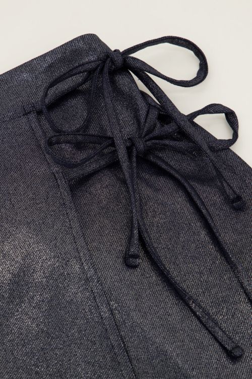 Blue wrap skirt with bows | My Jewellery