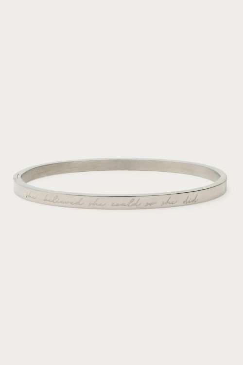 Bold bangle "Believe" | My Jewellery