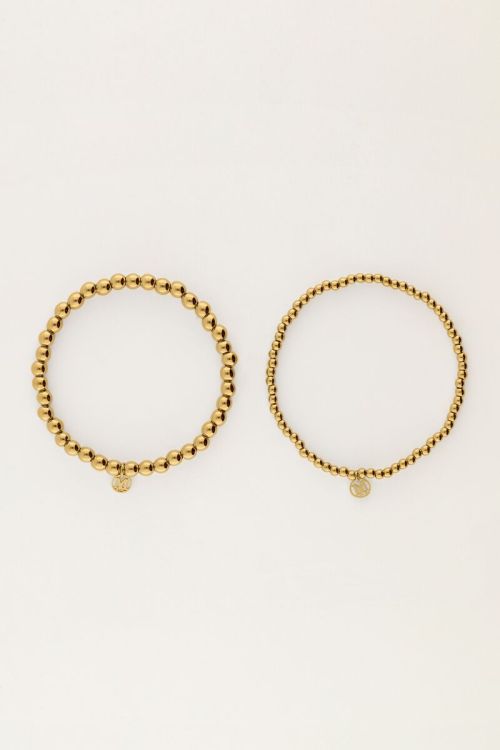 Bold Armbänderset mit Stahlperlen