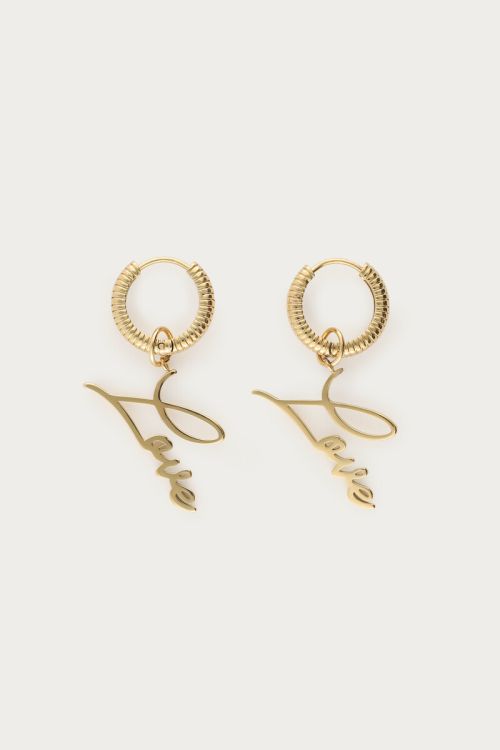 Bold hoop earrings love