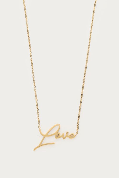 Bold necklace love