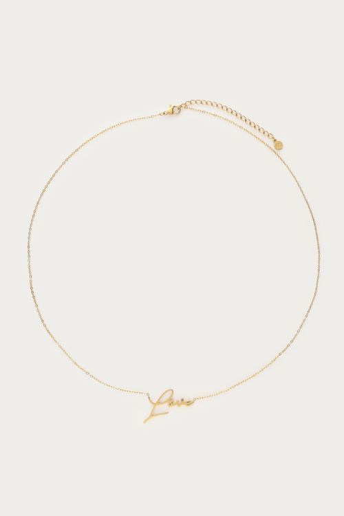 Bold necklace love