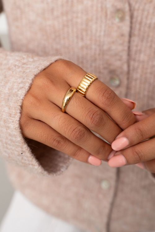 klassischer Bold Ring 