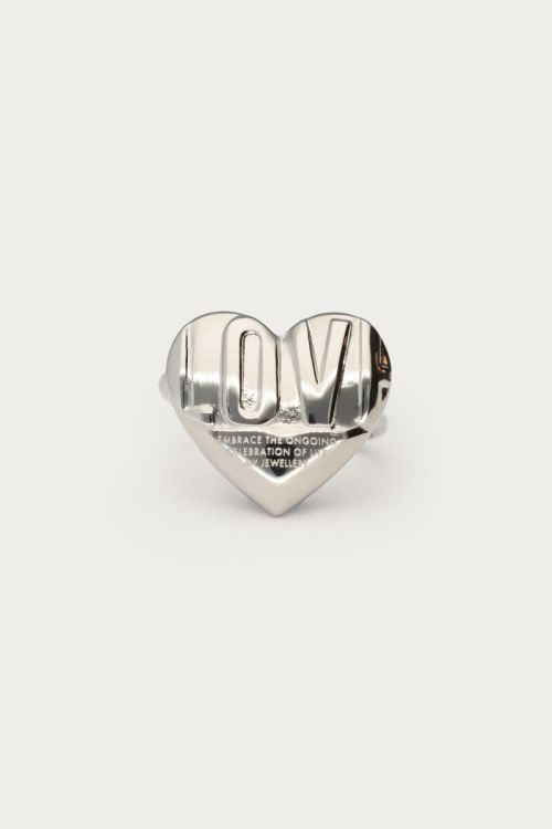 Bold ring with love heart | My Jewellery