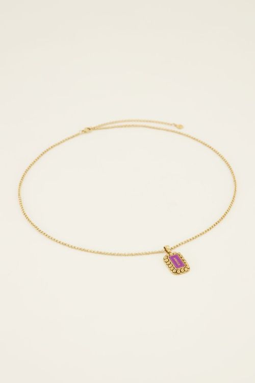 Bold Spirit ketting paarse amour bedel | My Jewellery