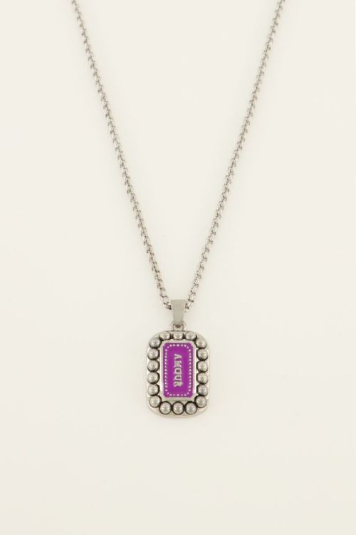 Bold Spirit ketting paarse amour bedel | My Jewellery