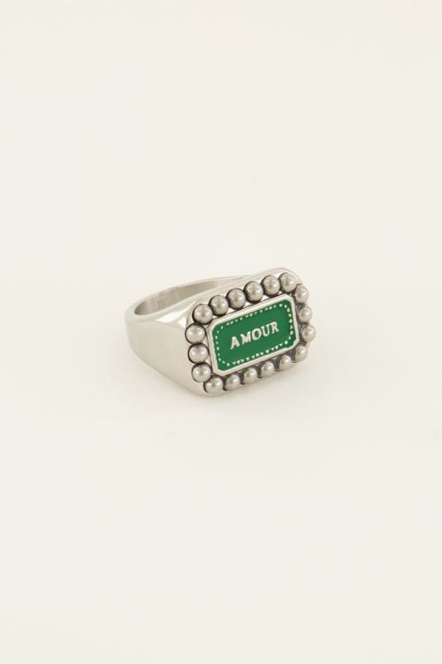 Bold Spirit ring groene amour bedel | My Jewellery