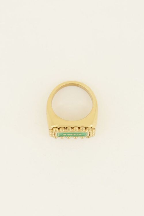 Bold Spirit ring groene amour bedel | My Jewellery