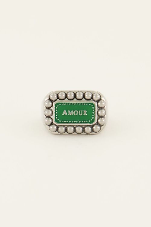 Bold Spirit ring groene amour bedel | My Jewellery