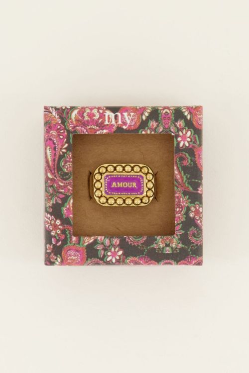 Bold Spirit ring roze amour bedel | My Jewellery