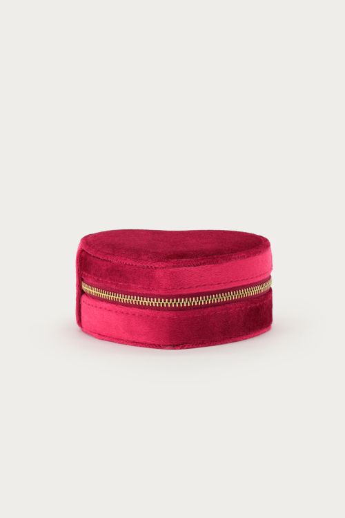 Bold velvet pink jewellery box | My Jewellery