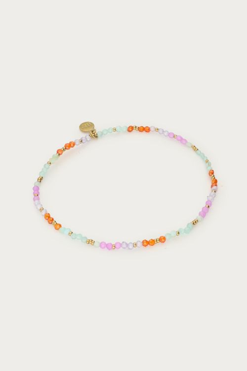 Botanical bracelet with blue beads | My Jewellery