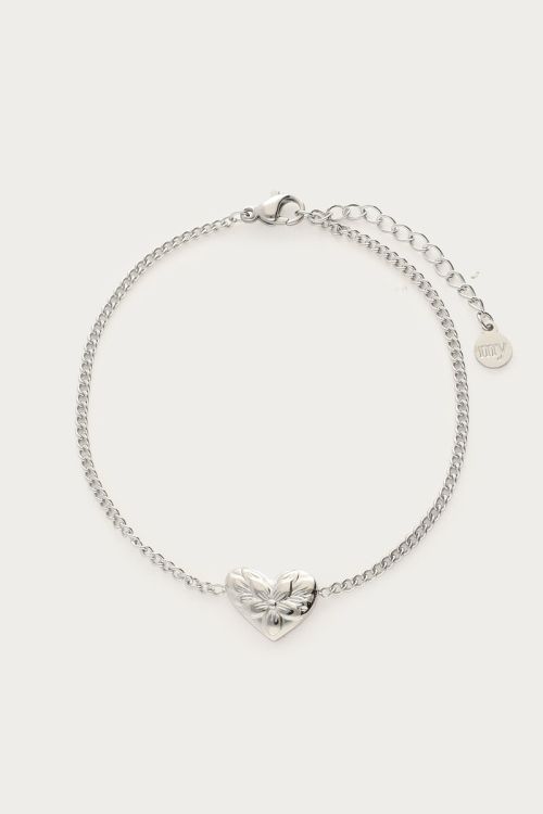 Botanical bracelet with floral heart | My Jewellery