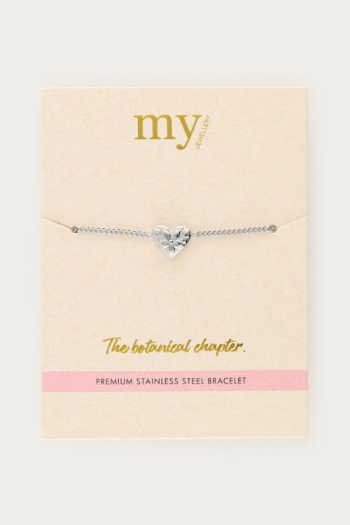 Botanical bracelet with floral heart | My Jewellery