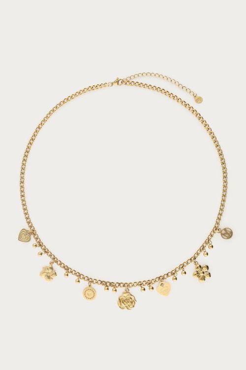 Botanical ketting met candy bloemen