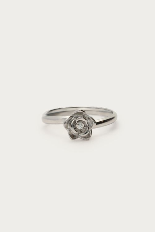Botanical ring with ranunculus flower | My Jewellery