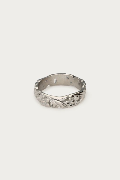 Botanical ring with vintage flowers | My Jewellery
