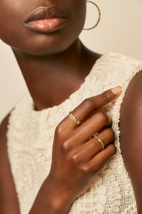 Botanical ring with vintage flowers | My Jewellery