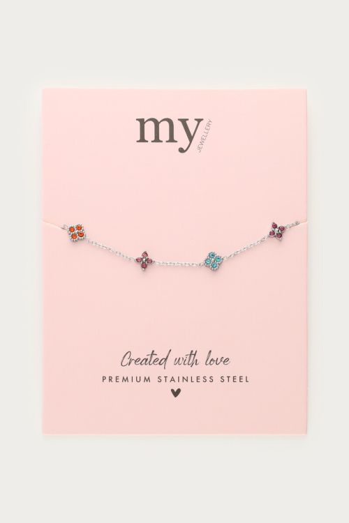 Bracelet multicolor with clovers | My Jewellery