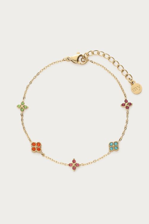Bracelet multicolor with clovers | My Jewellery