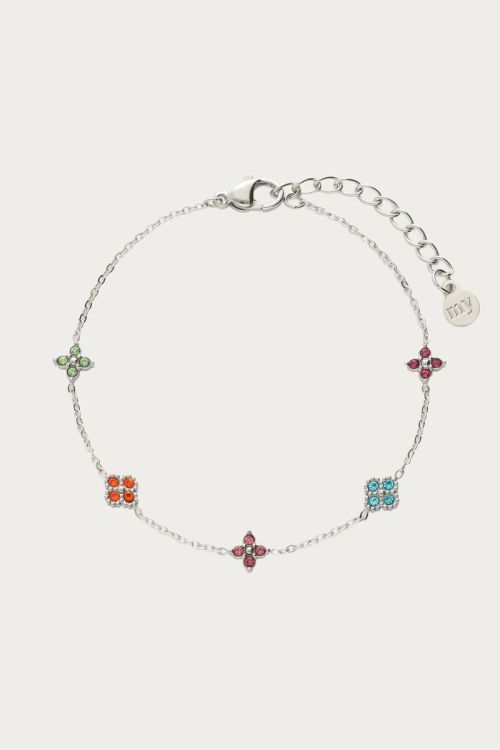 Bracelet multicolor with clovers | My Jewellery