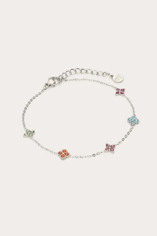Bracelet multicolor with clovers | My Jewellery