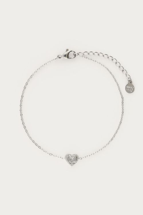 Armband mit Strassherz