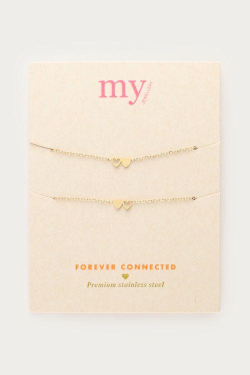 Bracelet set two hearts | My Jewellery