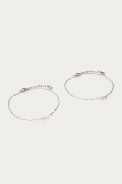 Bracelet set two hearts | My Jewellery