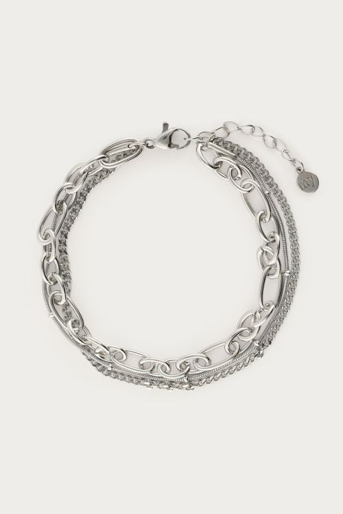 Bracelet three-layered balls