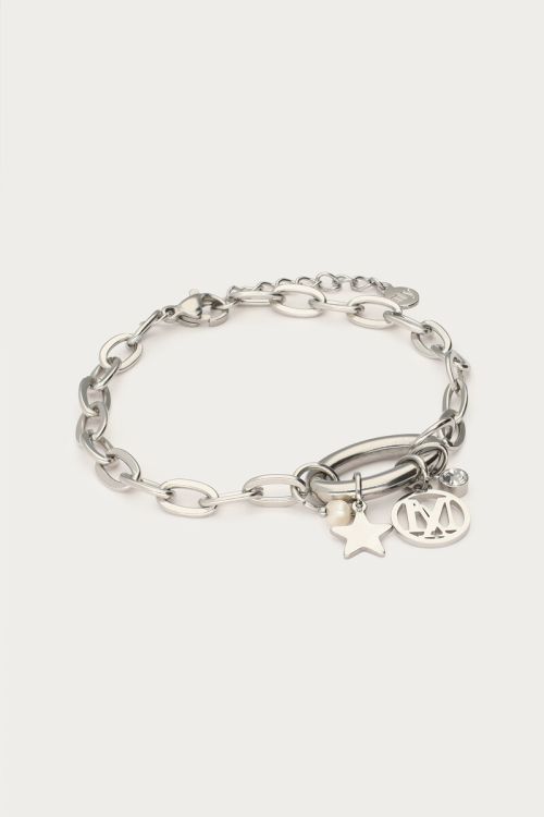 Bracelet with charms & pearl | My Jewellery