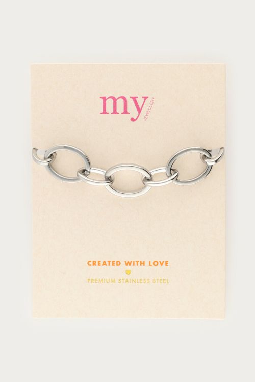 Bracelet with chunky oval links | My Jewellery