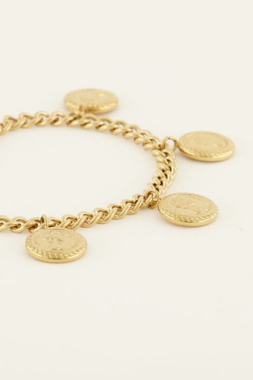 Bracelet with coin charms | My Jewellery