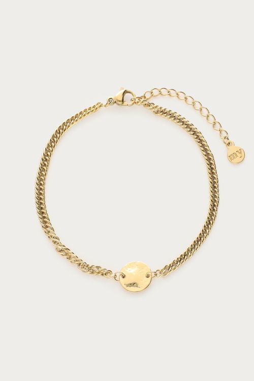 Bracelet with coin & links | My Jewellery