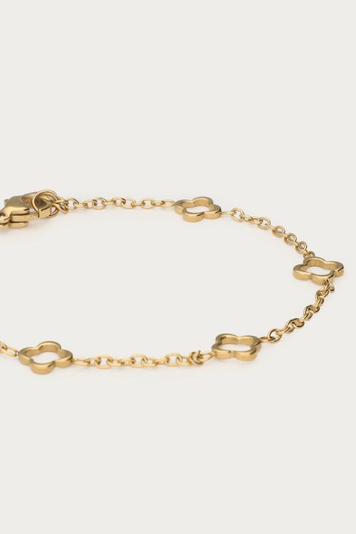Bracelet with five open clovers | My Jewellery