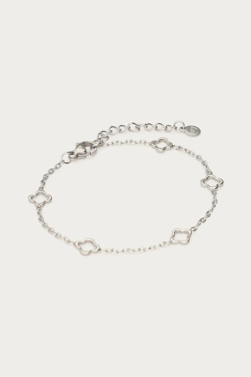 Bracelet with five open clovers | My Jewellery
