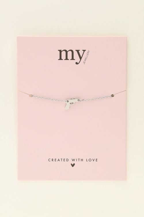 Bracelet with gun charm | My Jewellery