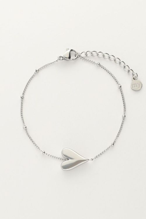 Armband met hartje en bolletjes | My Jewellery