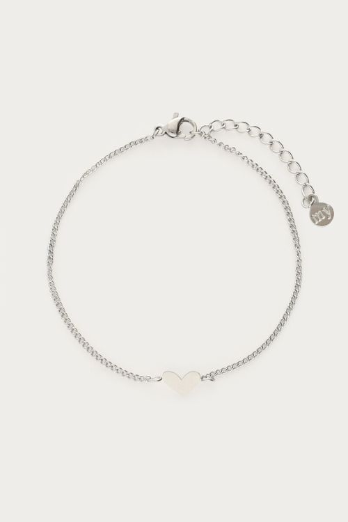 Bracelet with heart & links | My Jewellery