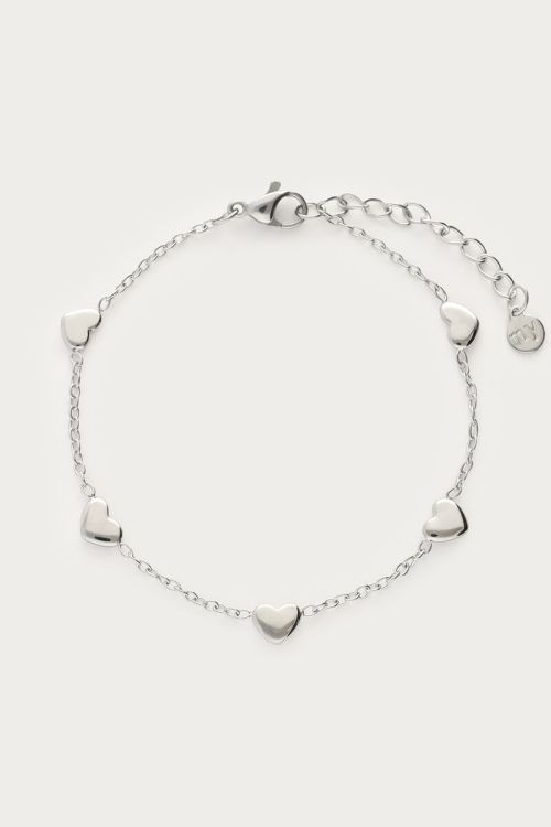 Armband met hartjes