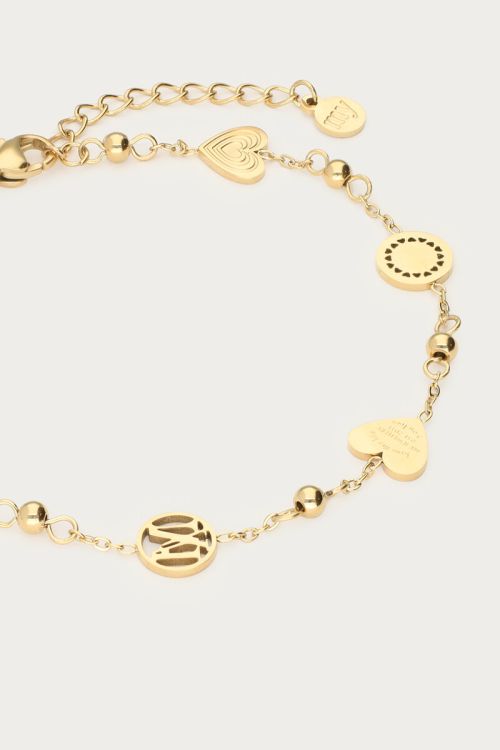 Bracelet with hearts & polka dots | My Jewellery