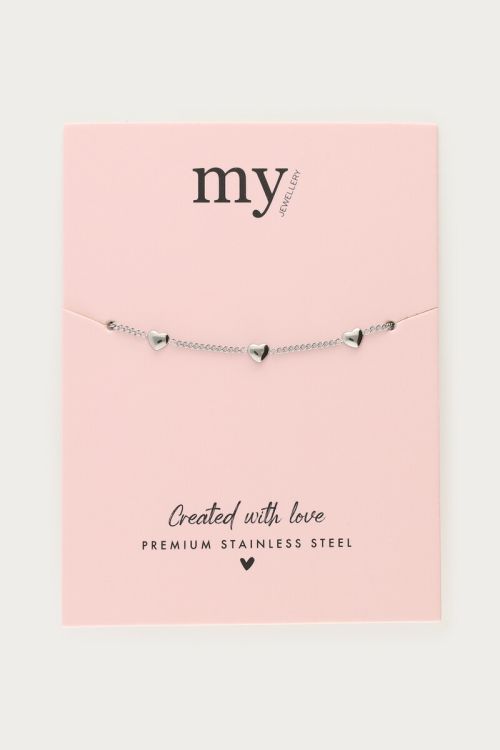 Bracelet with mini hearts | My Jewellery