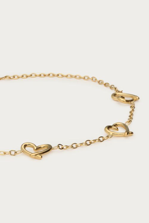 Bracelet with mini open hearts | My Jewellery